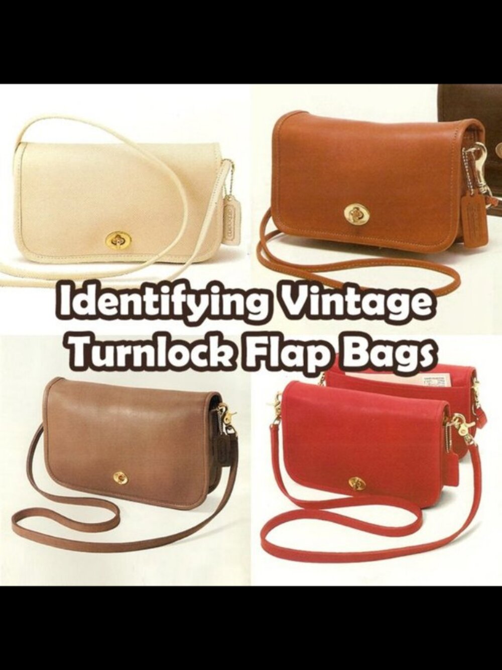 Identifying Vintage Coach Bags - The Dinky, Shoulder, Convertible, and Pocket